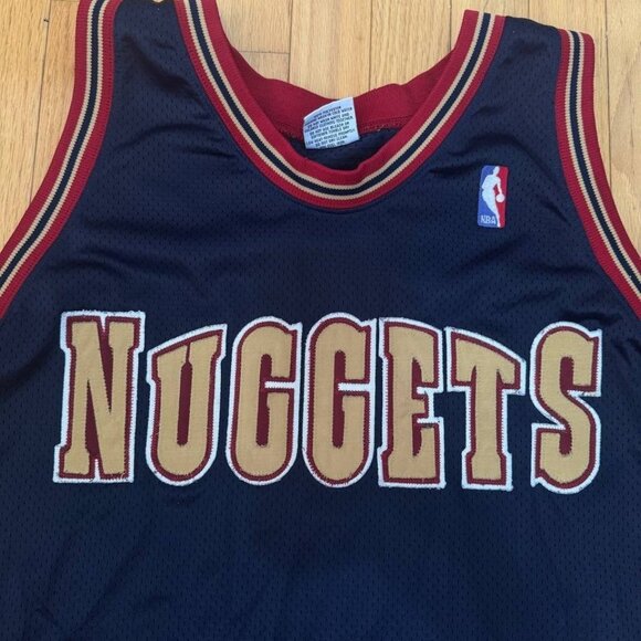 Vintage Starter Denver Nuggets Starter NBA Jersey – Size 48 – Authentic Look - Picture 3 of 9